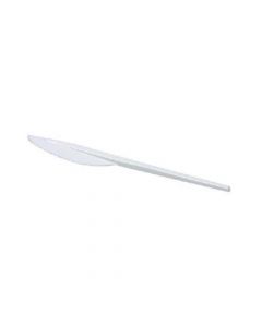 PLASTIC KNIFE WHITE (PACK OF 10 KNIVES) 0512006