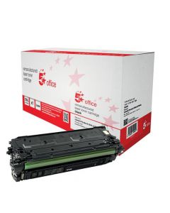 5 STAR OFFICE REMANUFACTURED LASER TONER CARTRIDGE PAGE LIFE 6000PP BLACK [HP 508A CF360A ALTERNATIVE]