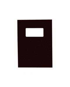 GBC BINDING COVERS LEATHERBOARD WINDOW 250GSM A4 BLACK REF 46705E [PACK 25X2]