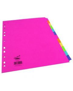 CONCORD DIVIDER 12-PART A4 160GSM BRIGHT ASSORTED 50999