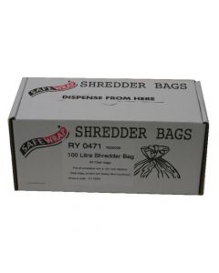SAFEWRAP SHREDDER BAG 100 LITRE (PACK OF 50) RY0471