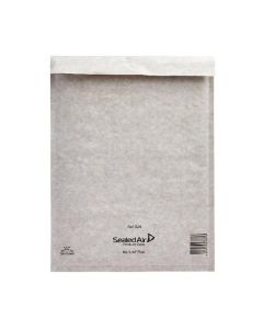 MAIL LITE PLUS BUBBLE LINED POSTAL BAG SIZE G/4 240X330MM OYSTER WHITE (PACK OF 50) 103025659