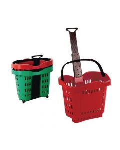 GIANT SHOPPING BASKET/TROLLEY RED SBY20753