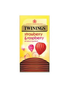 TWININGS STRAWBERRY AND RASPBERRY (PACK OF 20) F14906