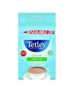 TETLEY ONE CUP DECAFFEINATED TEA BAGS (PACK OF 440) 1800A