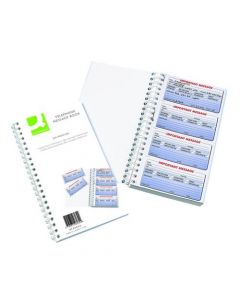 Q-CONNECT DUPLICATE TELEPHONE MESSAGE BOOK 200 MESSAGES KF26034 (PACK OF 1)