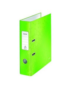 LEITZ 180 WOW LEVER ARCH FILE A4 80MM GREEN (PACK OF 10 FILES) 10050054