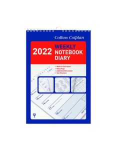 COLLINS WEEKLY NOTEBOOK DIARY A5 2022 60