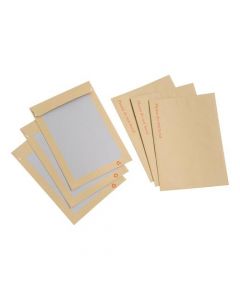 5 STAR VALUE ENVELOPE RECYCLED BOARD BACK PEEL AND SEAL C4 115GSM MANILLA (PACK 125)
