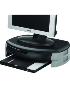 Q-Connect Monitor/Printer Stand Black/Grey KF20081