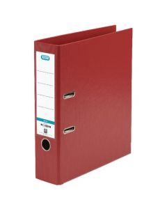 ELBA 70MM LEVER ARCH FILE PLASTIC A4 RED 1450-09