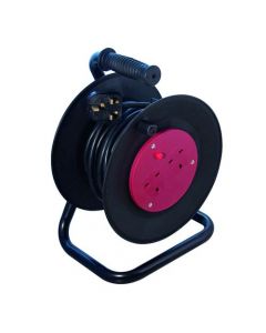 HEAVY DUTY 2-WAY 10 AMP EXTENSION REEL 25M BLACK WCR252/CHT2513 (PACK OF 1)