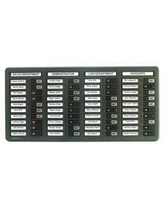 INDESIGN 40 NAMES IN/OUT BOARD GREY WPIT40I