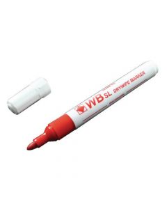 RED WHITEBOARD MARKER PENS BULLET TIP (PACK OF 10) WB15 804025