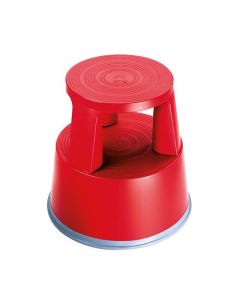 2WORK PLASTIC STEP STOOL RED T7/RED