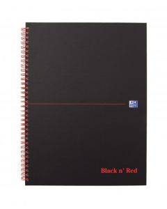 BLACK N' RED SMART RULED WIREBOUND HARDBACK NOTEBOOK 140 PAGES A4+ (PACK OF 5) 846364903