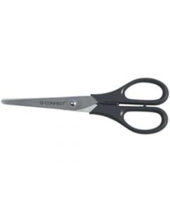 Q-CONNECT SCISSORS 170MM BLACK STAINLESS STEEL CB101228 (PACK OF 1)