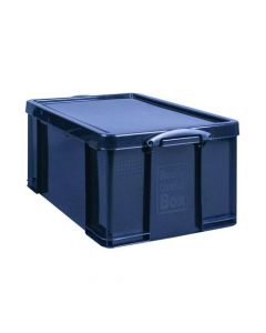 REALLY USEFUL 64L RECYCLED PLASTIC STORAGE BOX BLACK 64BLACK R