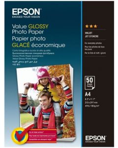 EPSON EVERYDAY GLOSSY PHOTO PAPER A4 183GSM (PACK OF 50 SHEETS)