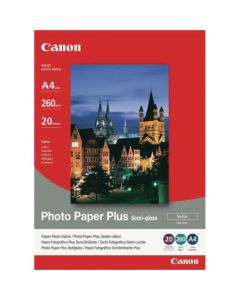 CANON A4 PHOTO PAPER PLUS SEM-GLOSS 260GSM (PACK OF 20 SHEETS)