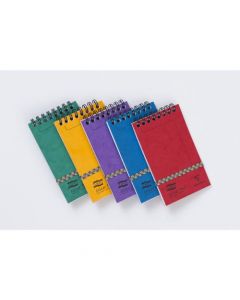 CLAIREFONTAINE EUROPA MINOR NOTEPAD 127X76MM ASSORTED A (PACK OF 20) 4920