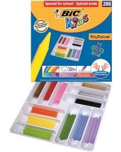 BIC KIDS PLASTIDECOR CRAYONS ASSORTED (PACK OF 288) 887835