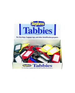STEPHENS ASSORTED TABBIES KEYRINGS DISPLAY (PACK OF 50) RS521211