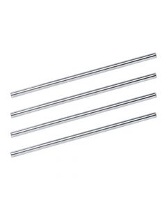 5 STAR OFFICE RISERS FOR LETTER TRAY CHROME PLATED 152MM [PACK 4]