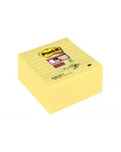 POST-IT Z-NOTES LINED 101X101MM YELLOW REF R440-SSCY-EU [PACK 5]