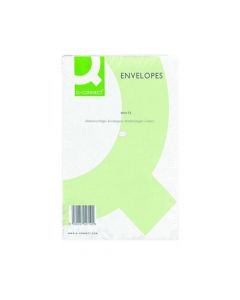 Q-CONNECT C4 ENVELOPES PEEL AND SEAL 100GSM WHITE (PACK OF 250) 1P27