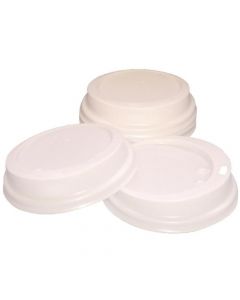 CATERPACK 35CL PAPER CUP SIP LIDS WHITE (PACK OF 100 LIDS) MXPWL90