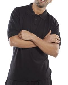 BEESWIFT PREMIUM POLO SHIRT BLACK L (PACK OF 1)