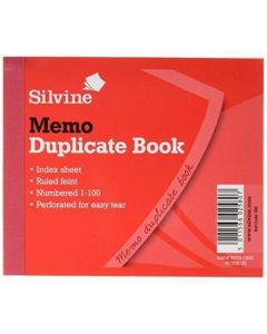SILVINE DUPLICATE MEMO BOOK 102X127MM (PACK OF 12) 603