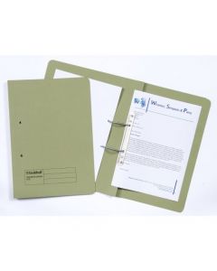 EXACOMPTA GUILDHALL TRANSFER SPIRAL FILE 315GSM FOOLSCAP GREEN (PACK OF 50 FILES) 348-GRN