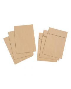 5 STAR VALUE ENVELOPE C4 GUSSET 25MM PEEL AND SEAL 115GSM MANILLA (PACK 125)