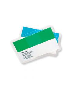 GBC LAMINATING POUCHES 250 MICRON BUSINESS CARD 60X90MM GLOSS REF 3743157 [PACK 100]