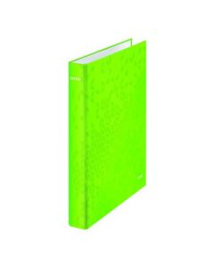 LEITZ WOW RING BINDER A4 25MM GREEN (PACK OF 10 BINDERS) 42410054
