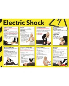 HEALTH AND SAFETY 420X594MM ELECTRIC SHOCK POSTER FA551 (PACK OF 1)