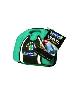 ASTROPLAST COMPACT TRAVEL POUCH FIRST AID KIT GREEN 1015017
