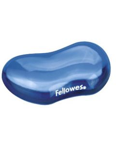Fellowes Crystal Gel Flex Wrist Rest Blue 91177-72