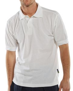 BEESWIFT POLO SHIRT WHITE S (PACK OF 1)