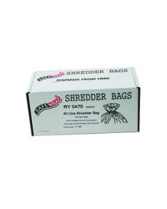 SAFEWRAP SHREDDER BAG 40 LITRE (PACK OF 100) RY0470