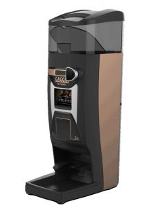 GAGGIA G10 COMMERCIAL COFFEE GRINDER WITH A BEAN HOPPER CAPACITY OF 1.2KG. COLOUR COPPER