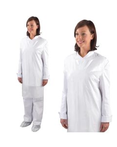 SHIELD DISPOSABLE APRONS ON A ROLL WHITE (1000 SHEETS)