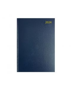 DESK DIARY DAY PER PAGE APPOINTMENTS A4 BLUE 2024 KFA41ABU24