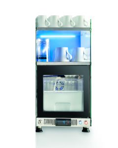 NECTA GLASS FRIDGE WITH CUP WARMER