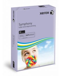 XEROX SYMPHONY TINT LILAC A4 PAPER 80GSM (PACK OF 500 SHEETS, 1 REAM)