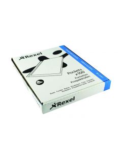 REXEL SUPERFINE POCKET TOP OPENING A4 CLEAR (PACK OF 100 POCKETS) RSPA4 11040