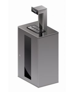 THE WATOFFICE 50 FLOOR STANDING MAINS FED WATER COOLER BLACK. CAPACITY OF 20-30 LITRES PER HOUR.