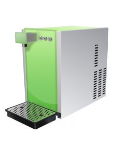 THE WATPRO 80 COUNTER-TOP MAINS FED WATER COOLER GREEN.CAPACITY OF 40-60 LITRES PER HOUR.